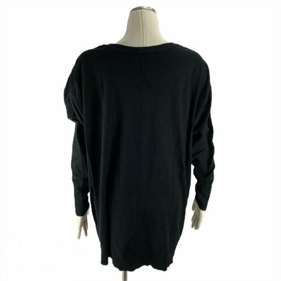 Lane Bryant 22 / 24 Black Pullover Sweater Crewnec - Picture 3 of 5
